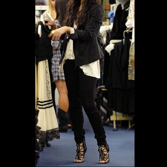 Givenchy Laser BirdCage Cut Out Ankle boot heels - Picture 5 of 15